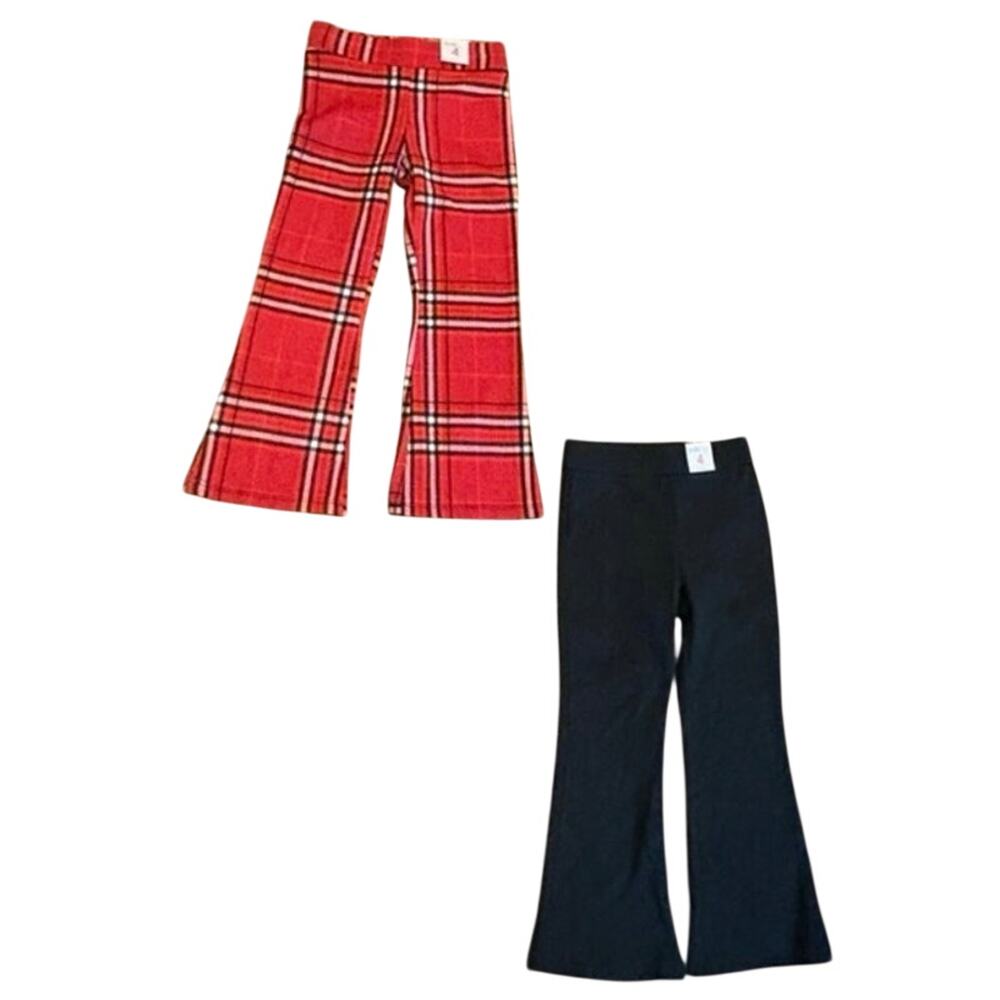 Bundle of 2 365 Kids from Garanimals Girls Flare Pants Size 4 NWT